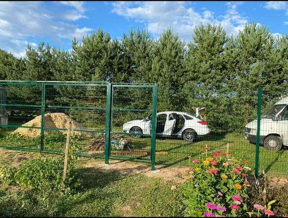 Столбы и поперечные лаги